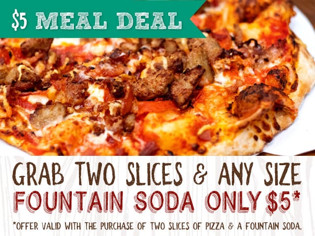 $5 pizza meal deal