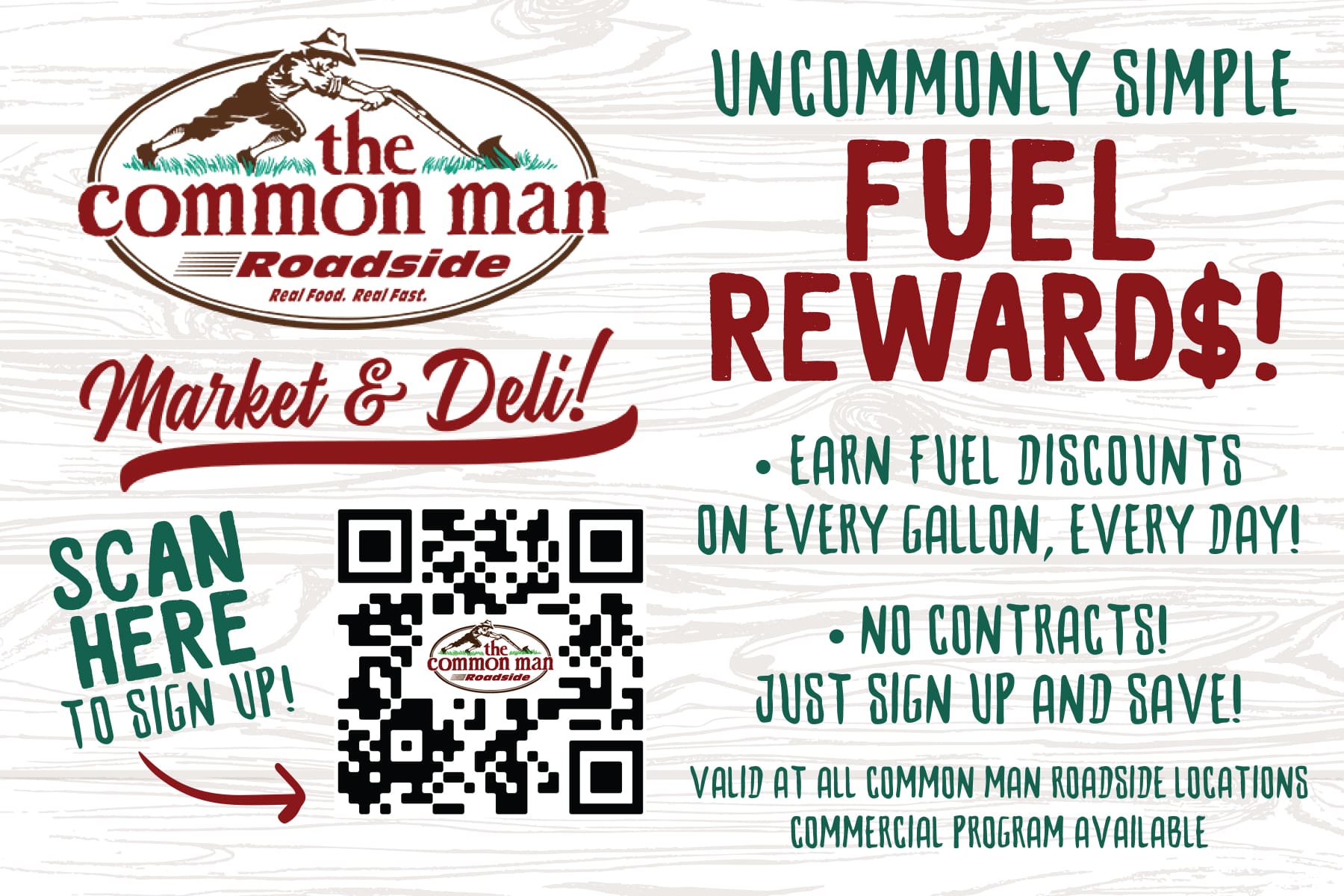 Information about Uncommonly Simple Fuel Rewards at the Commn Man Roadside